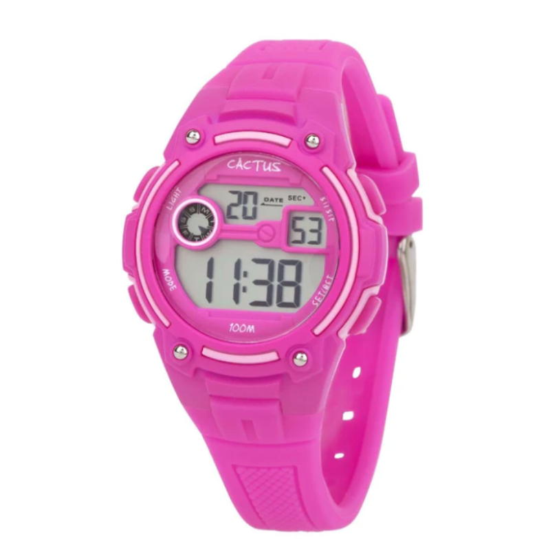 Rambler - Digital Kids LCD Watch - Hot Pink