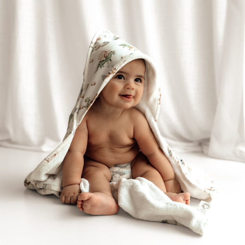 Dragon Organic Hooded Baby Towel