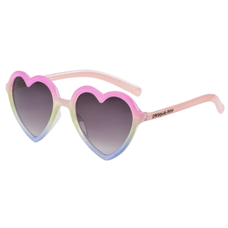 Sunglasses Heart Rainbow 3-8yrs