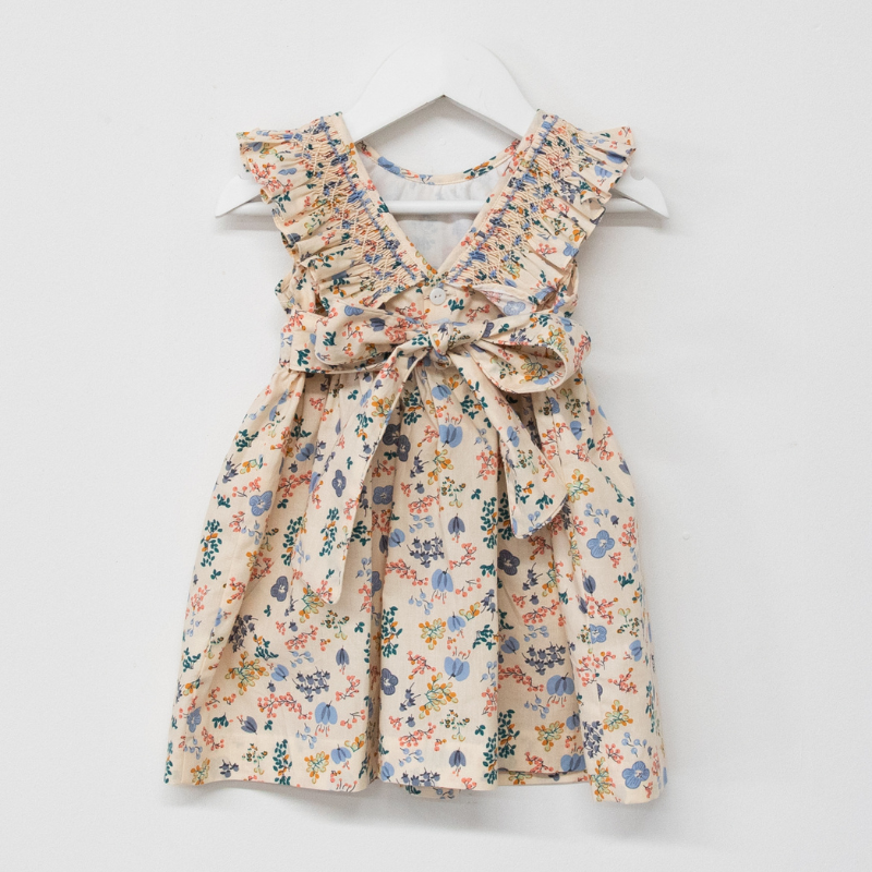 Lotte Ruffled Neckline Dress
