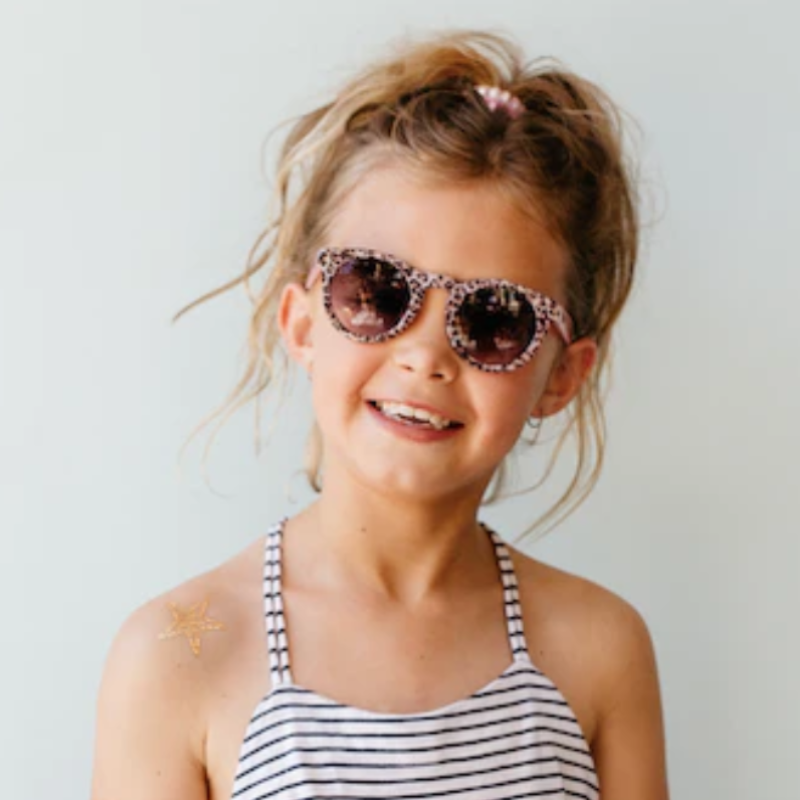 Sunglasses Candy Pink Leopard 3-8yrs