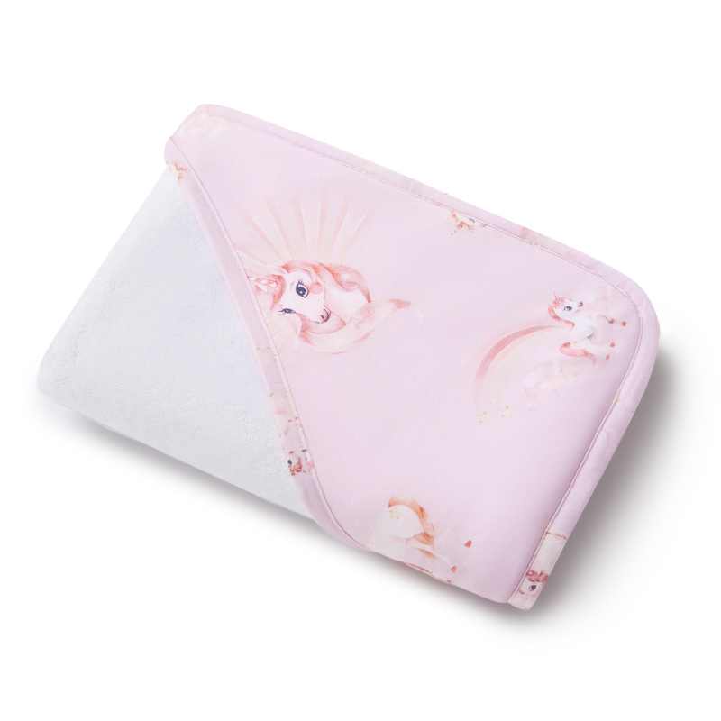 Unicorn Organic Hooded Baby Towel