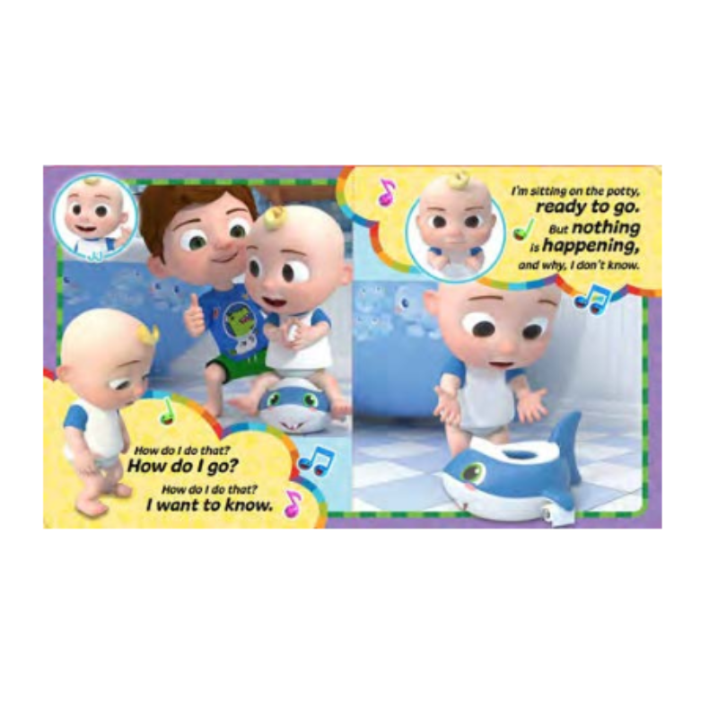 CoComelon - Cased Board Book - JJ Goes to the Potty