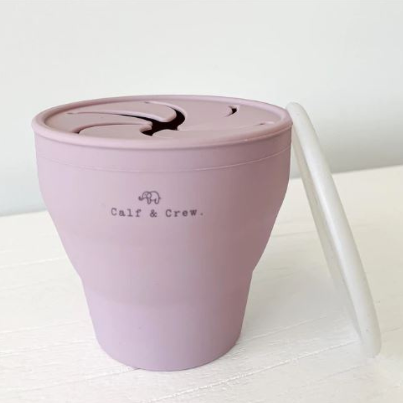 Collapsible Snack Cup Pink