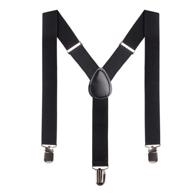 Bradley Boys Suspenders - Black