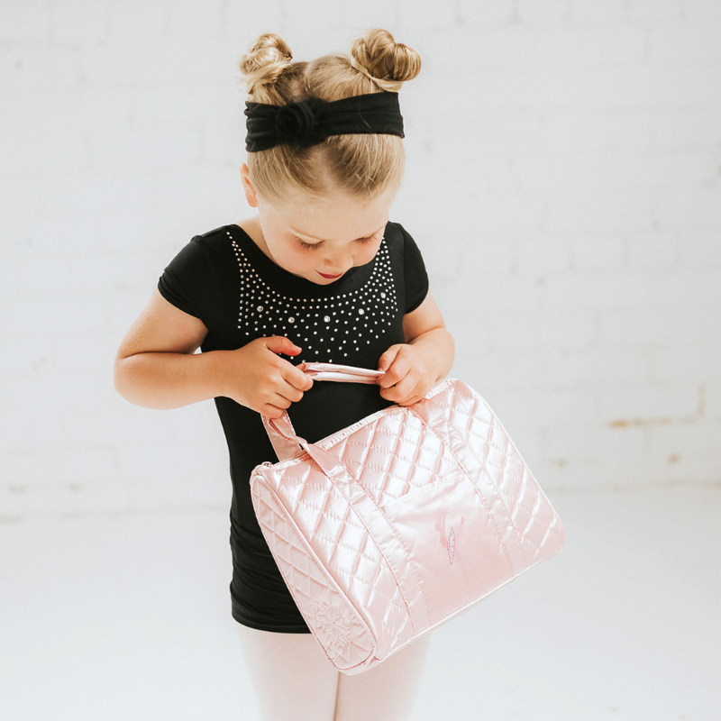 Quilted Duffle Ballet Bag