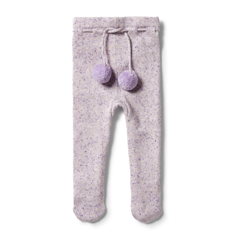 Knitted Legging With Feet