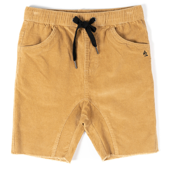 Trusty Cord Shorts Tan - Teen