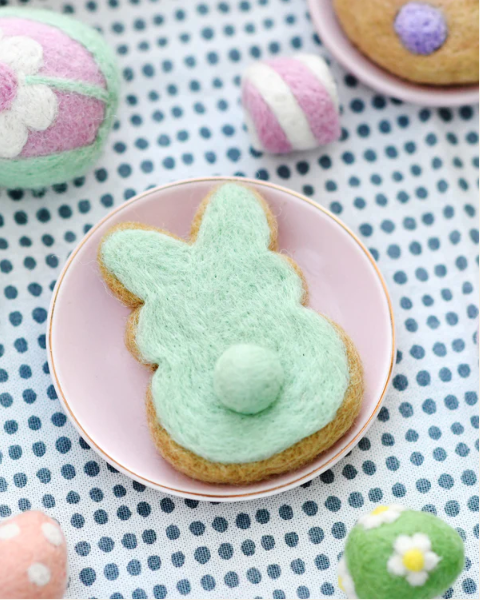 Felt Easter Bunny Cookie Mint