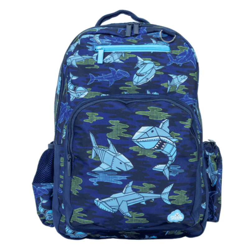 Big Kids Backpack Robo Shark