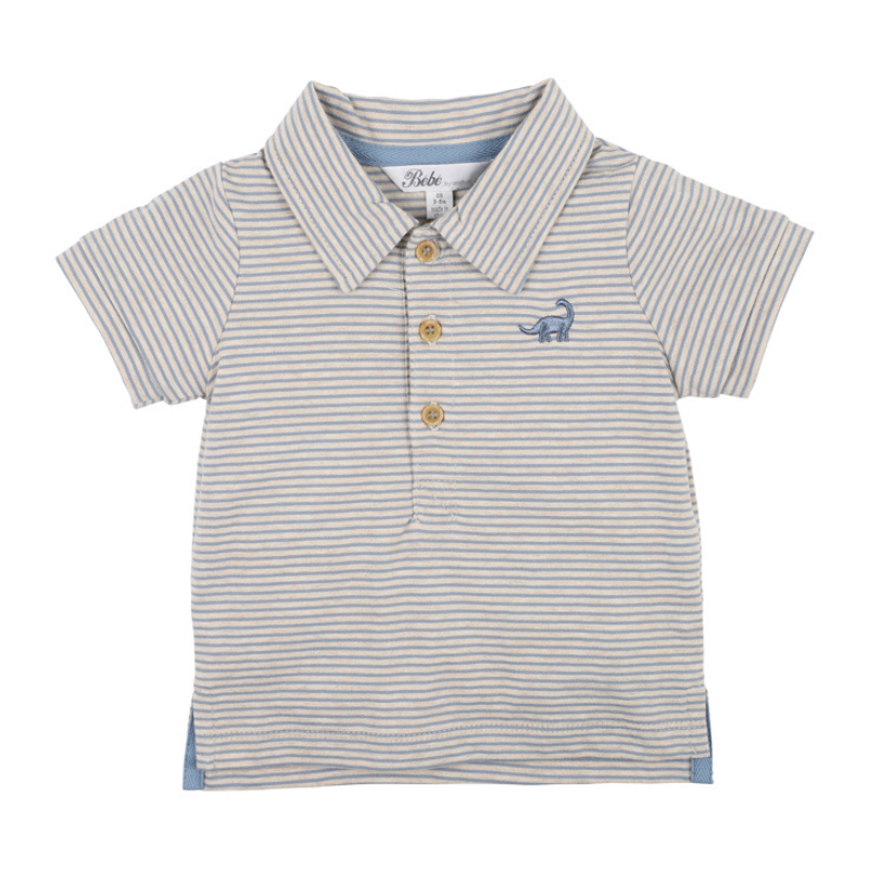 DINO STRIPE POLO