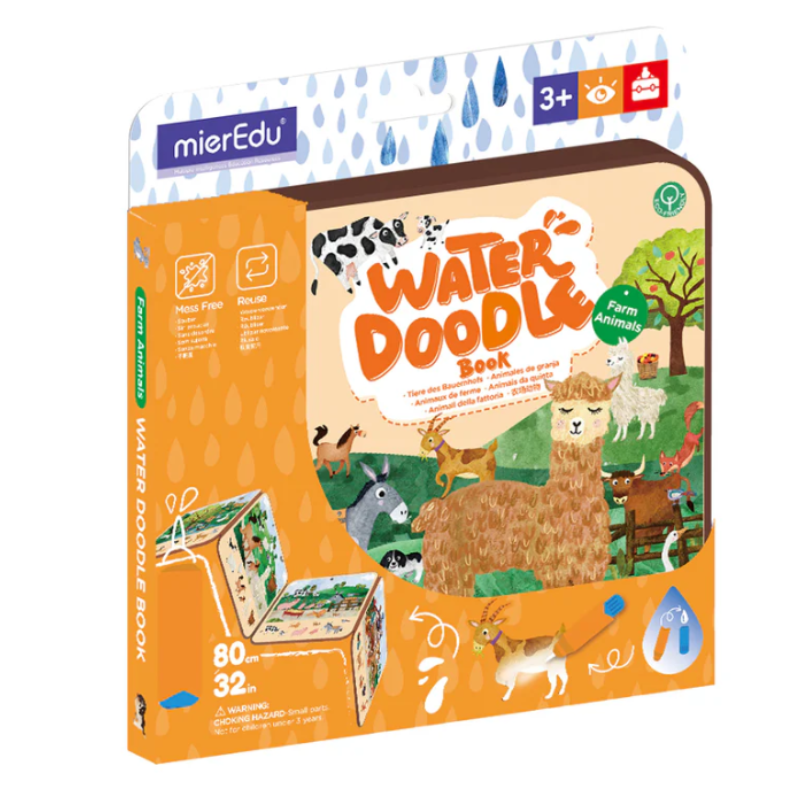 Magic Water Doodle Book - Farm Animals