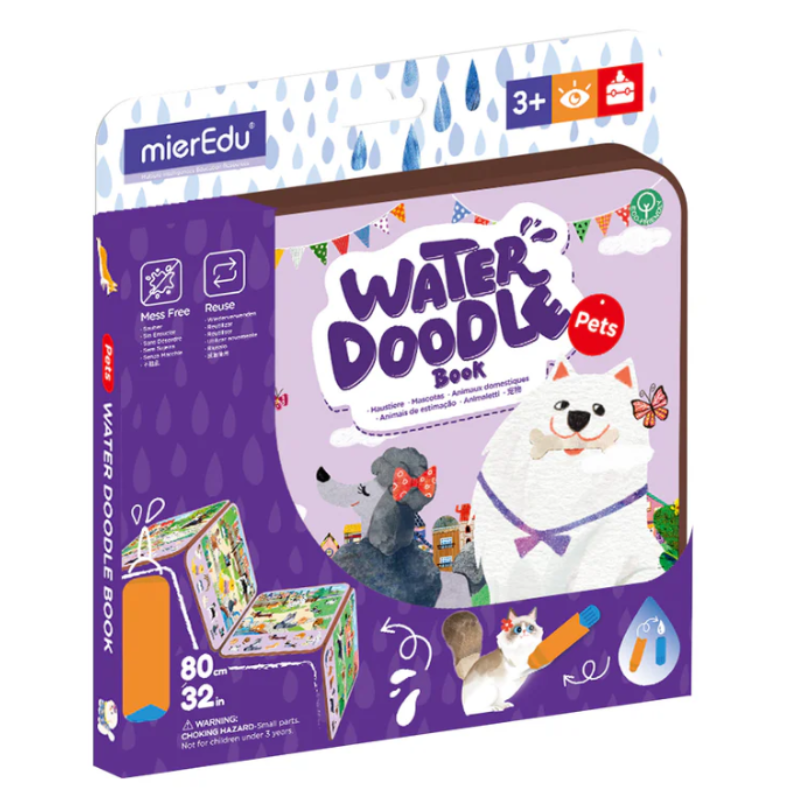 Magic Water Doodle Book - Pets