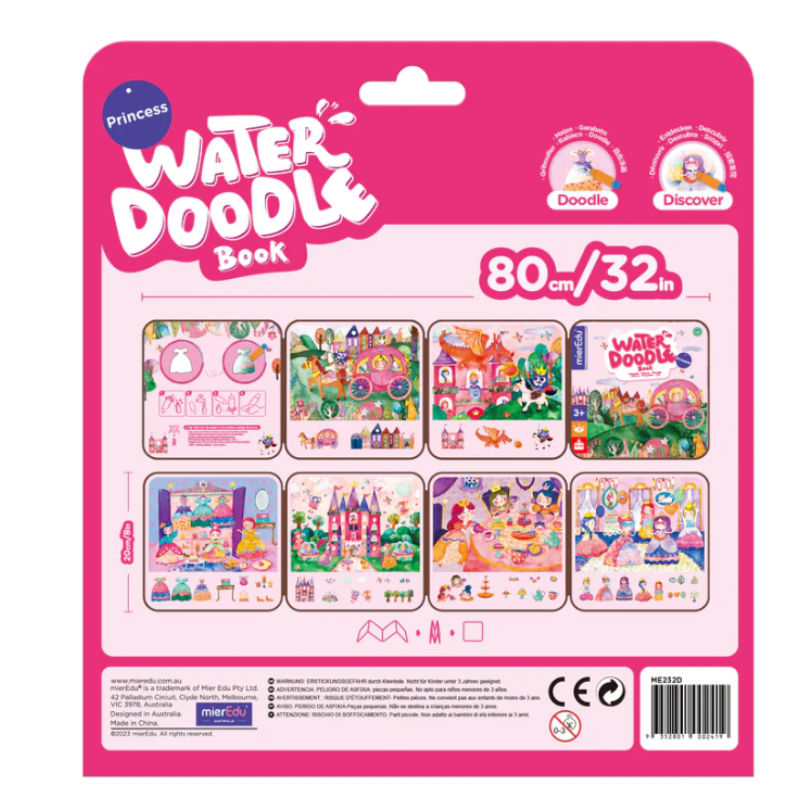 Magic Water Doodle Book - Princess