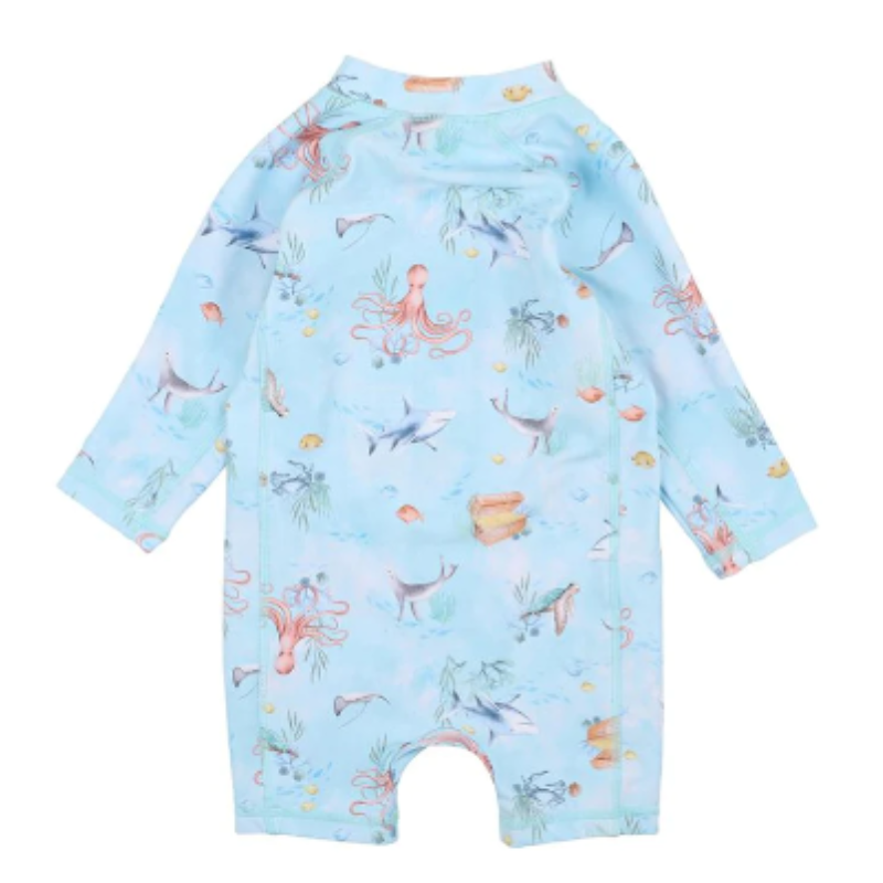 FLINN PRINT LS SUNSUIT