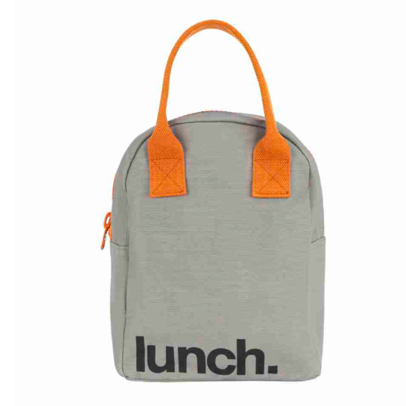 Fluf Zipper Lunch Bag Pumpkin Lunch
