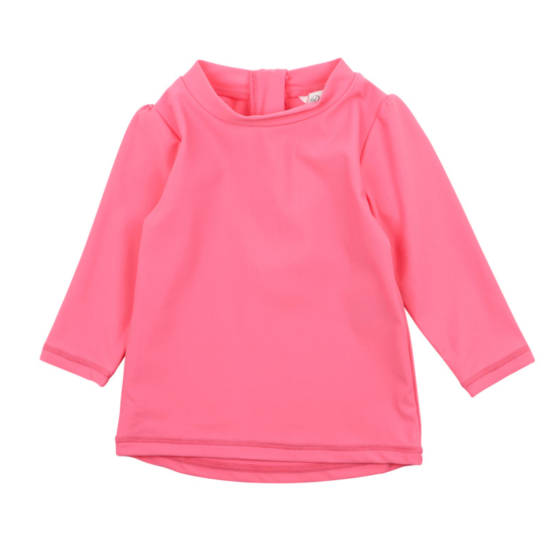 FUCHSIA LS SWIM TOP