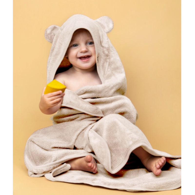 Hooded Towel Ivory