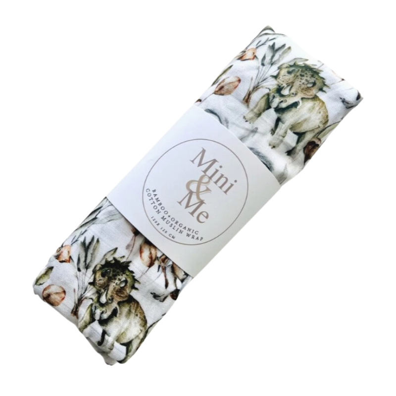 Bamboo Muslin Wrap Jurassic