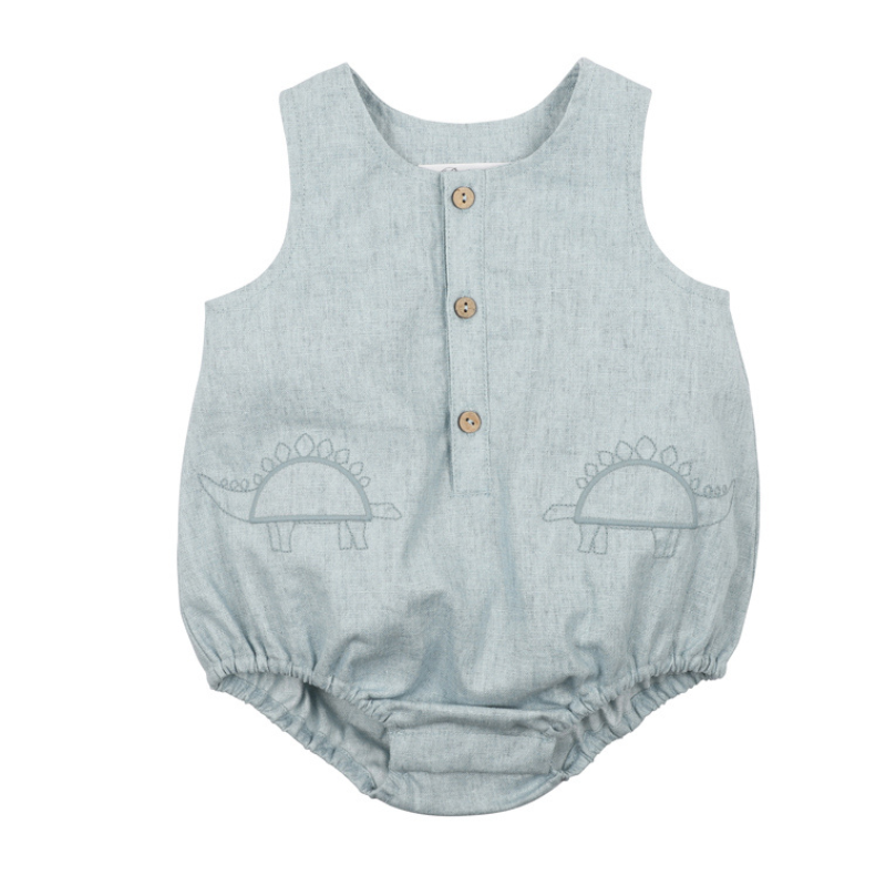 KAI APPLIQUED DINO BODYSUIT