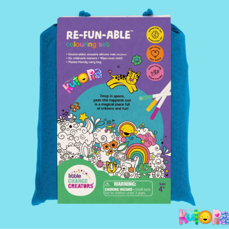 Re-FUN-able Colour + Draw Set - KUTOPIA