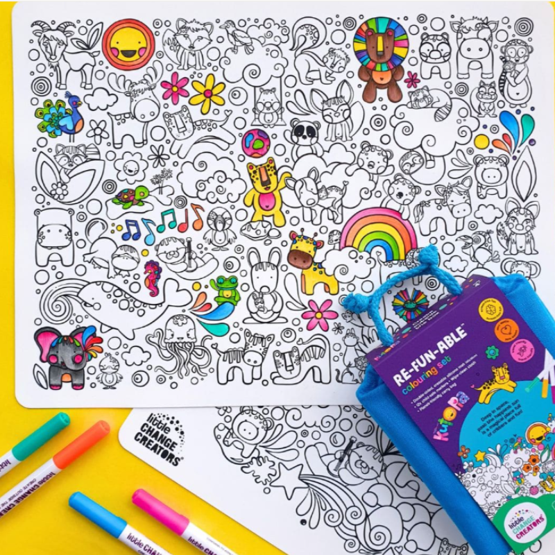 Re-FUN-able Colour + Draw Set - KUTOPIA