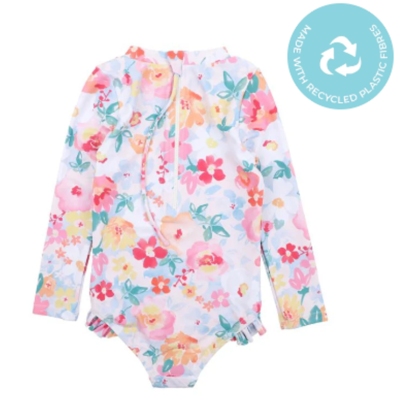 LENA GIRLS LS SUNSUIT