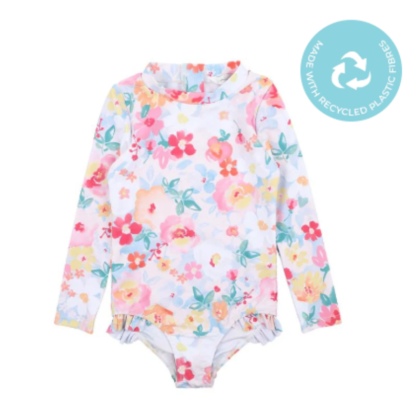 LENA GIRLS LS SUNSUIT