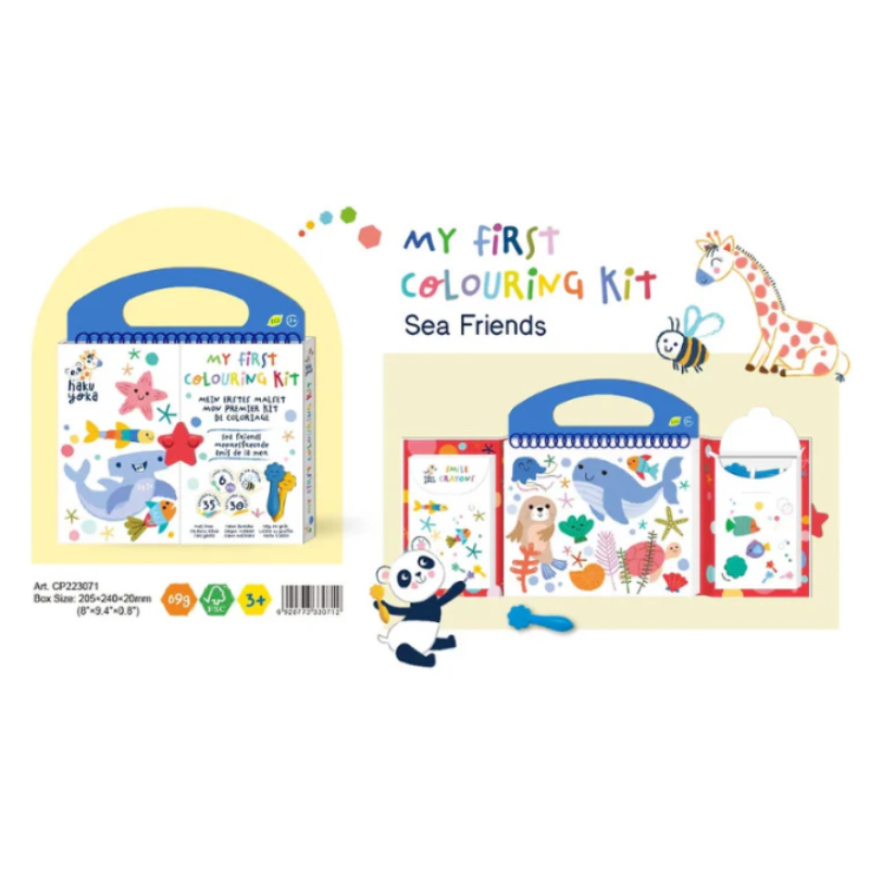 My First Colouring Kit - Sea Friends