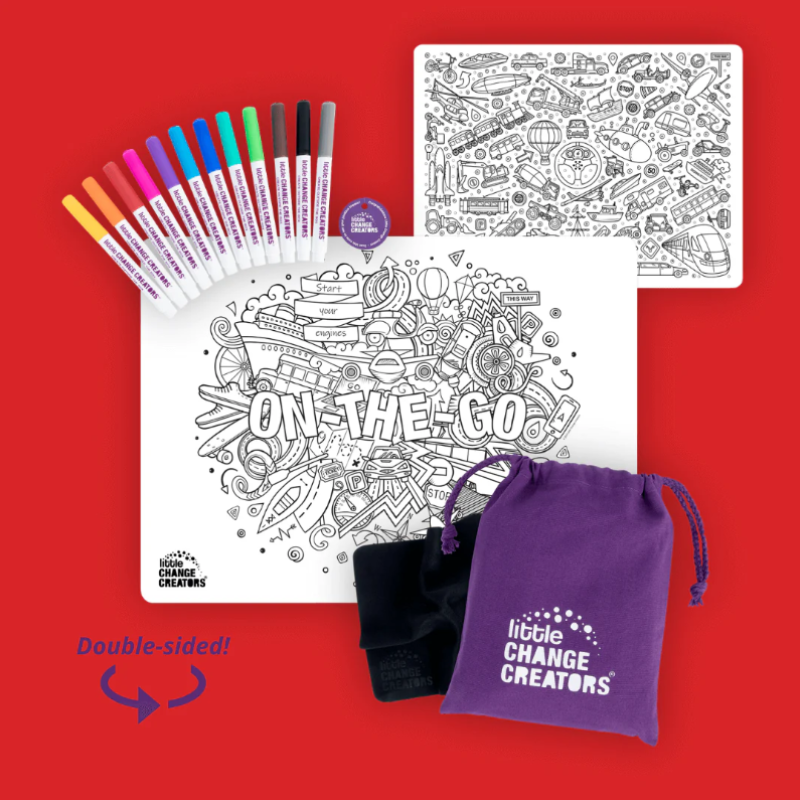 Re-FUN-able Colour + Draw Set - ON THE GO