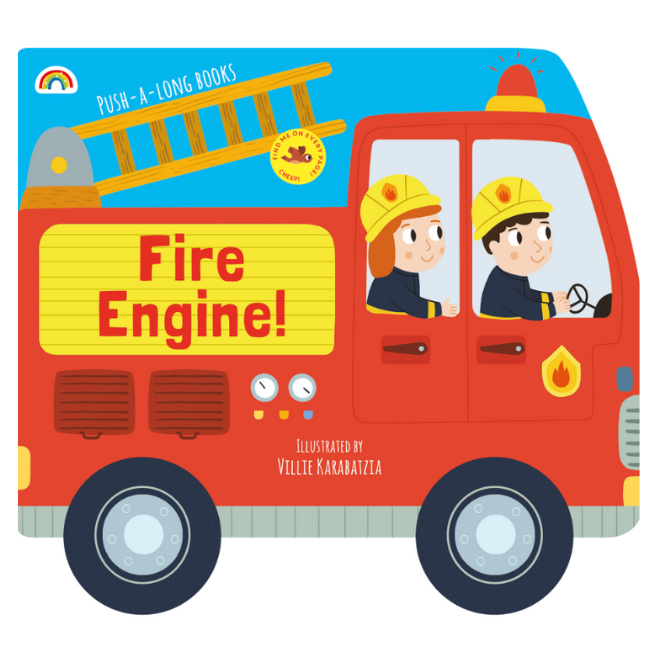 Push Along Fire Engine Book