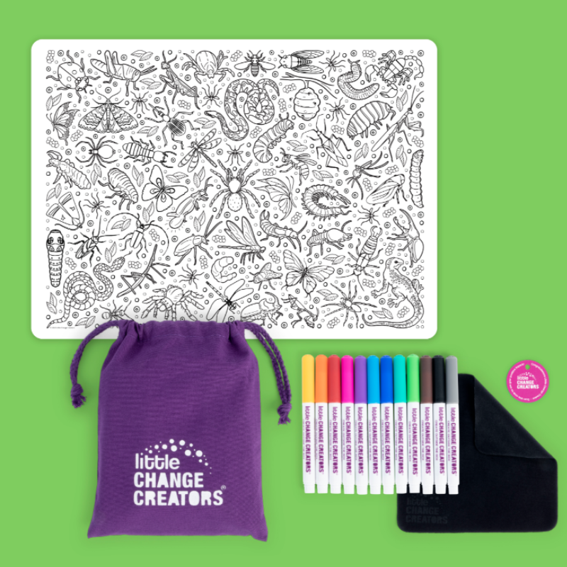 Re-FUN-able Colour + Draw Set - CRAWLIES