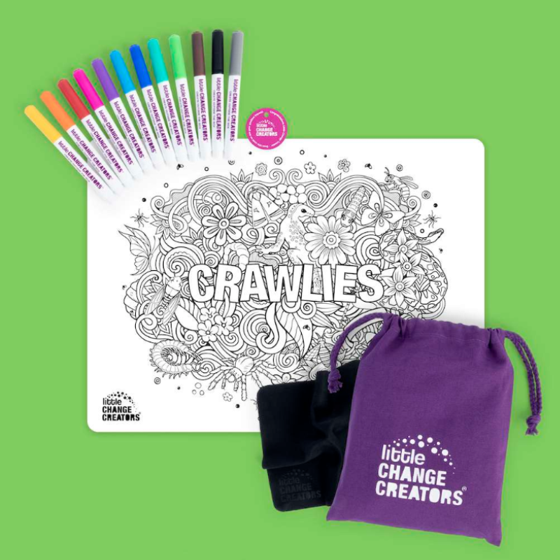 Re-FUN-able Colour + Draw Set - CRAWLIES