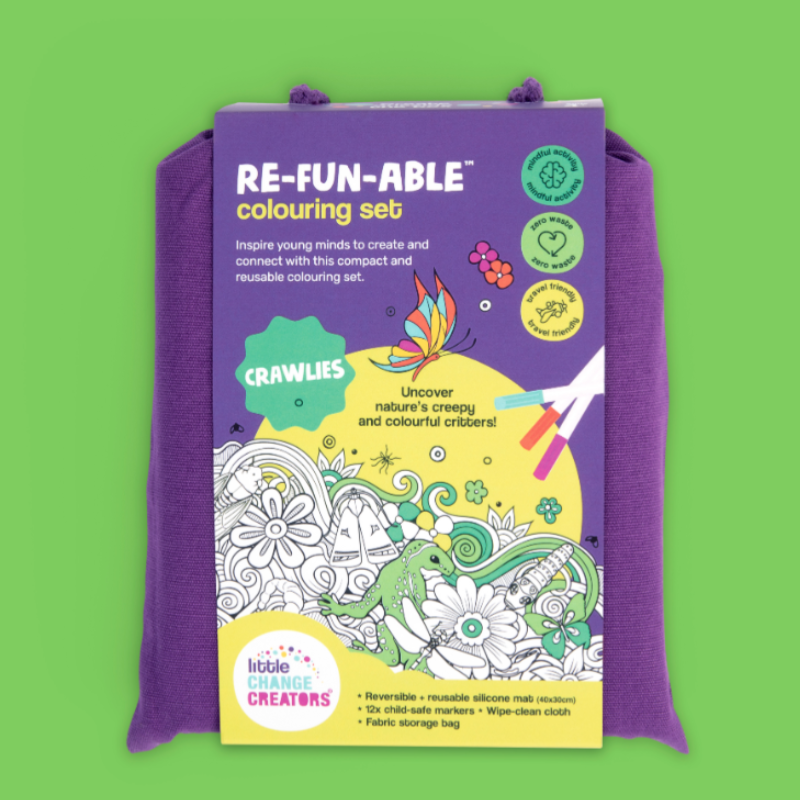 Re-FUN-able Colour + Draw Set - CRAWLIES