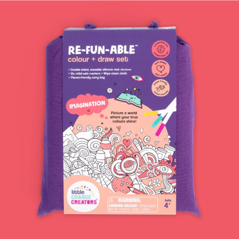 Re-FUN-able Colour + Draw Set - IMAGINATION