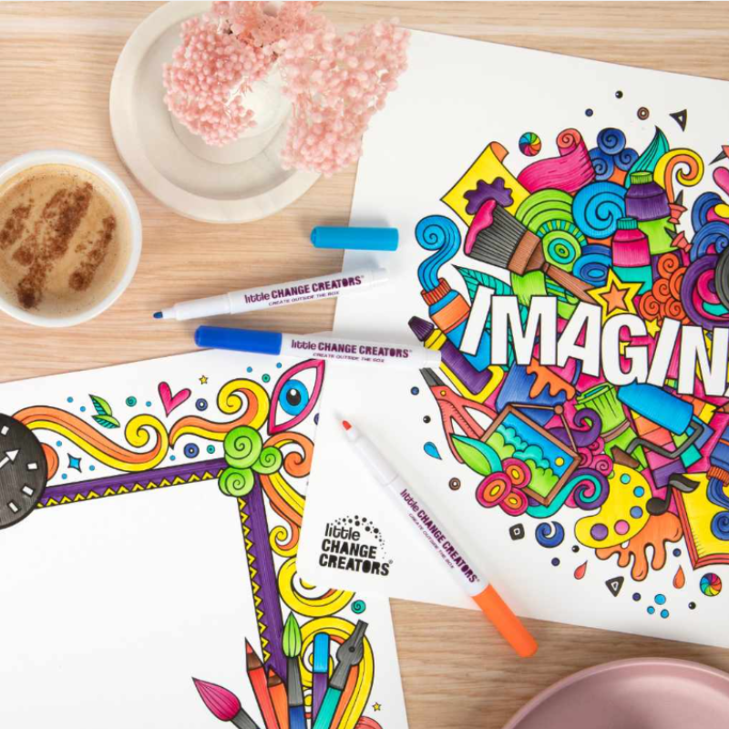 Re-FUN-able Colour + Draw Set - IMAGINATION