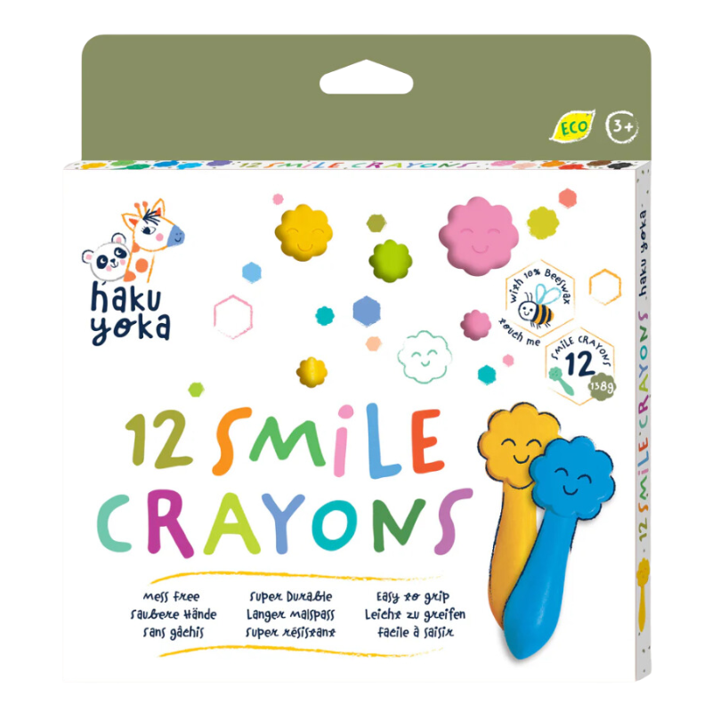 Set Of 12 Smile Crayons