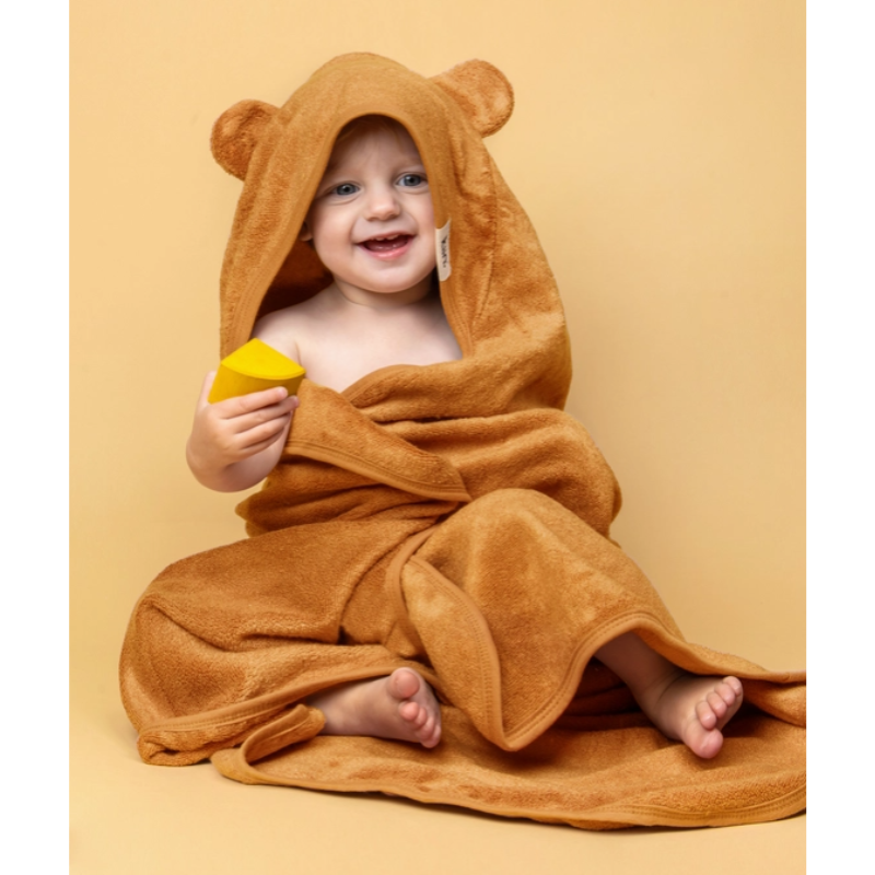 Hooded Towel Caramel