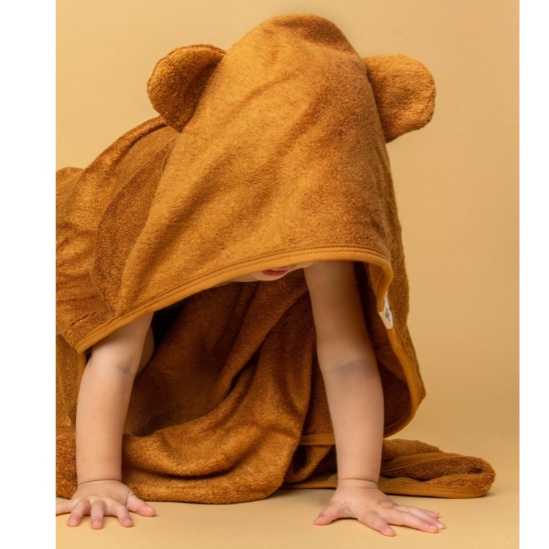 Hooded Towel Caramel