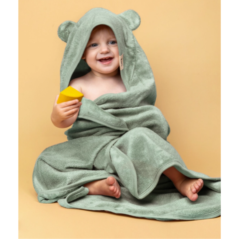 Hooded Towel Sage