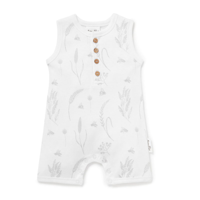 Bee Henley Romper