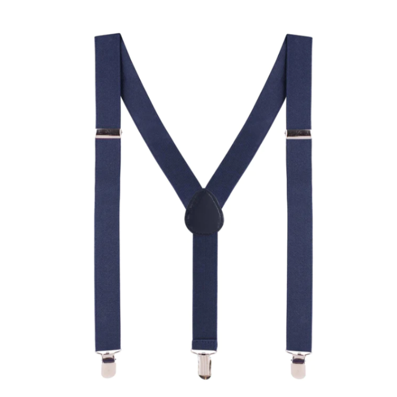 Bradley Boys Suspenders - Navy