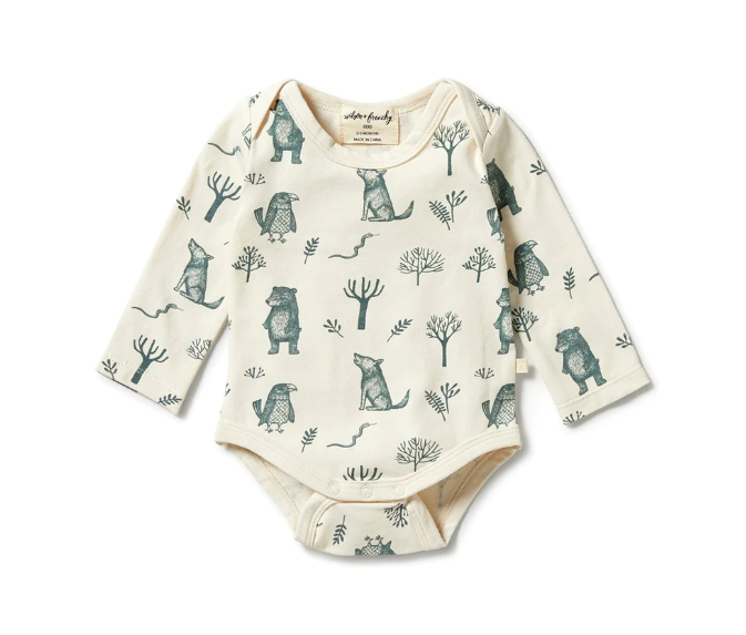 Organic Envelope Bodysuit The Woods