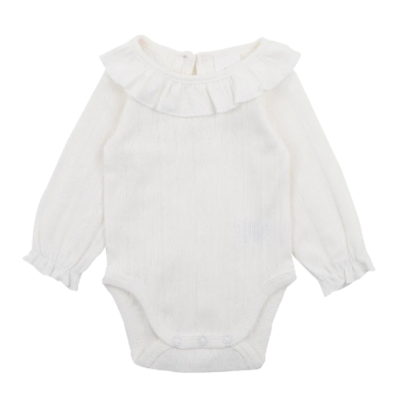 CLOUD POINTELLE LS BODYSUIT