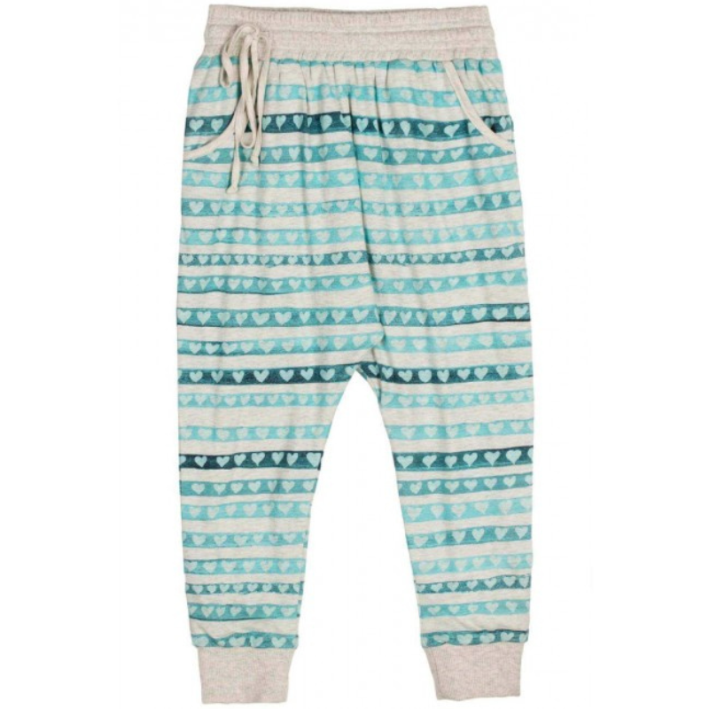 Reversible Trackies- Heart Stripes