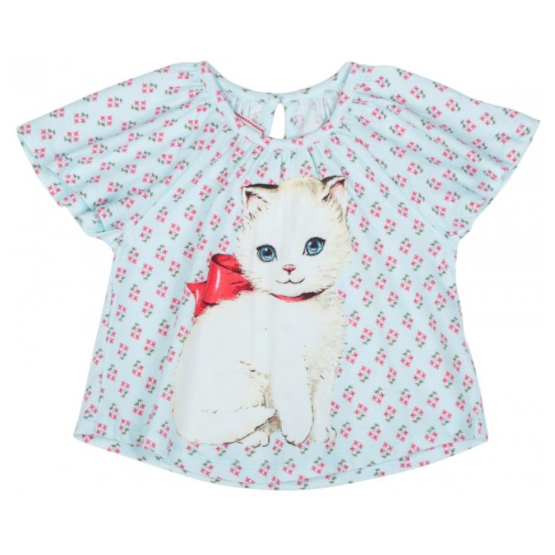 Smock T-shirt - Retro Kitten