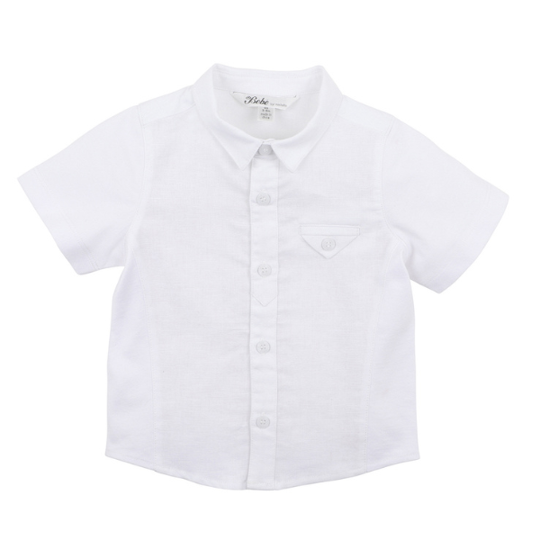 William Knit Linen Shirt 3-5yrs